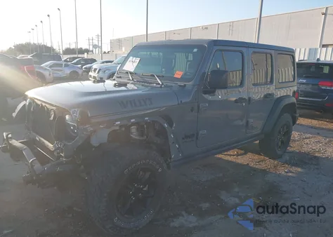 2022 Jeep Wrangler Unlimited Willys 4X4 from USA, damaged, VIN 1C4HJXDN6NW240009